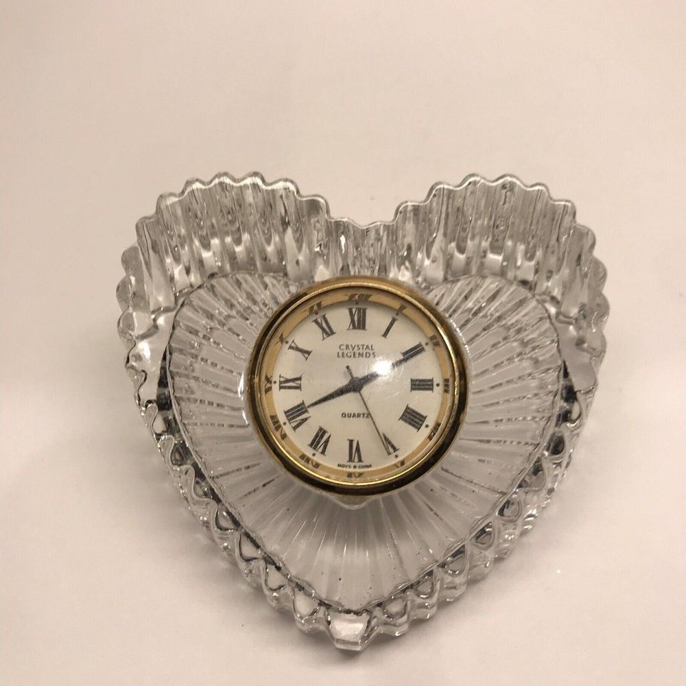 Crystal Legends Decorative Crystal Clock
